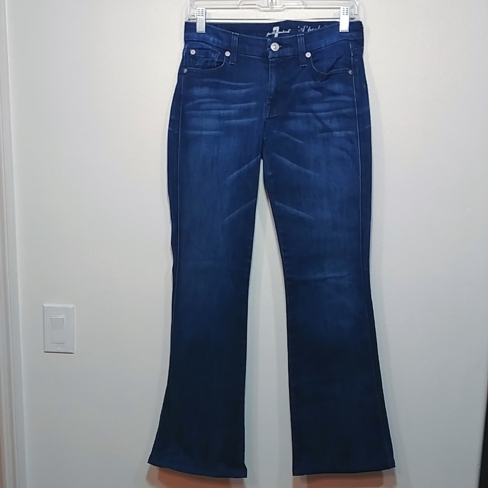 7 For All Mankind A Pocket Flare Jeans size 27 - Picture 2 of 8